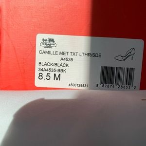 New Coach glittery heels - never worn